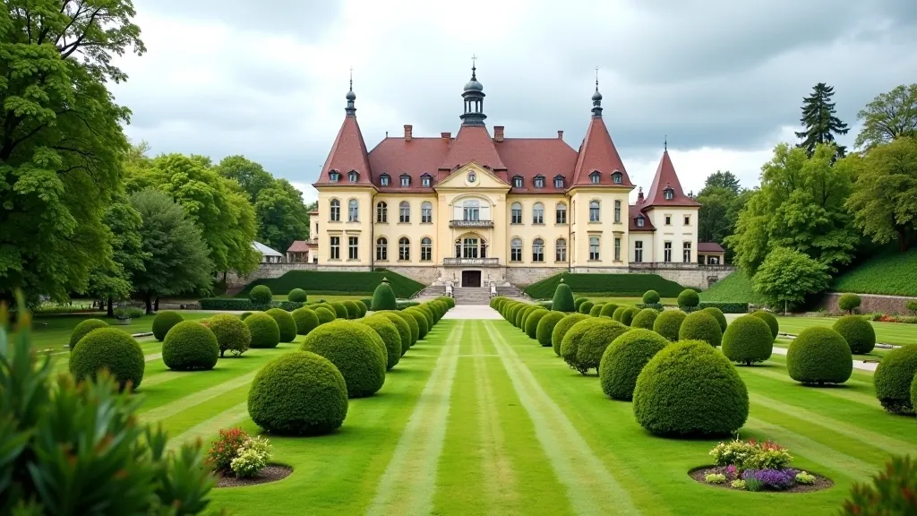 Zámek Konopiště s parkovým systémem a historickými sady